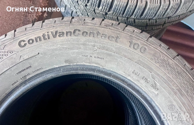 4 бр бусови гуми Continental ContiVanContact 235/65/16C, снимка 4 - Гуми и джанти - 54206195