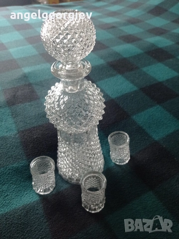 Сервиз за водка КПС Китка Нови пазар, снимка 3 - Сервизи - 53845213