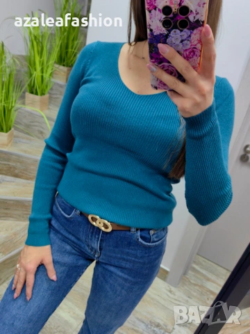 Дамски пуловер, снимка 2 - Блузи с дълъг ръкав и пуловери - 53082624