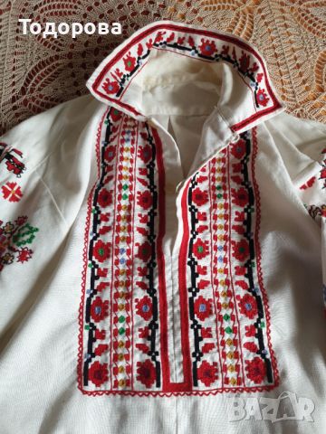 Мъжка  риза от народна носия, снимка 1 - Антикварни и старинни предмети - 45716201