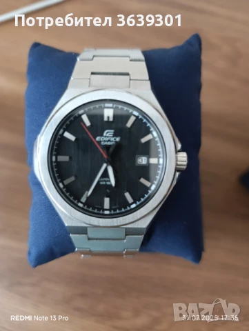 Касио едифайс сапфир-стъкло, снимка 3 - Мъжки - 51205919