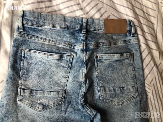 Дънки и памучен поло-шърт с дълъг ръкав, за момче 152, снимка 7 - Детски анцузи и суичери - 51525707