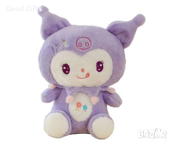 Голяма плюшена играчка Hello Kitty Kuromi, 60см, снимка 2 - Плюшени играчки - 45467752