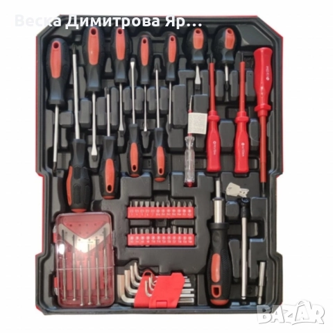 Професионален куфар с инструменти IF Tools BLACK GOLD 2024 – 599 части, CR-V стомана, снимка 6 - Куфари с инструменти - 52109445