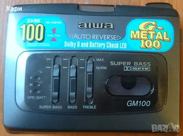 Wolkmen /уолкмен касетен плейер/ AIWA HS-GM 100