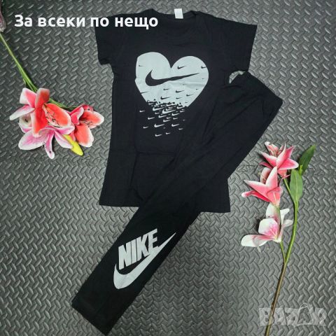 Дамски спортен екип тениска и клин Nike - Различни цветове, снимка 2 - Спортни екипи - 46739194