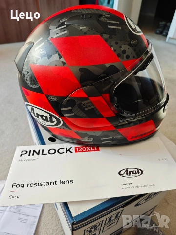 Продавам каска Arai XL , снимка 5 - Аксесоари и консумативи - 54103829