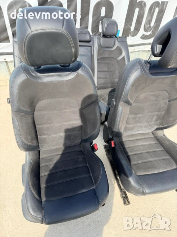 Седалки, кожен салон алкантара от Citroen DS5 2.0 BlueHDi 180 кс., двигател AHW (DW10FC), автомотичн, снимка 4 - Части - 53879301