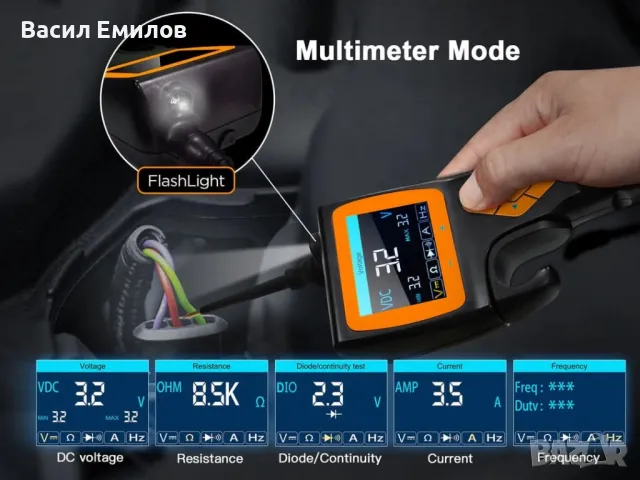 Интелигентен Електрически тестер (Sigmaprobe), снимка 6 - Друга електроника - 48581496