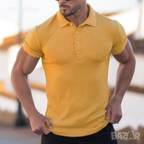 Мъжки едноцветни блузи с къси ръкави в изчистен стил, 11цвята , снимка 11 - Блузи - 45306106