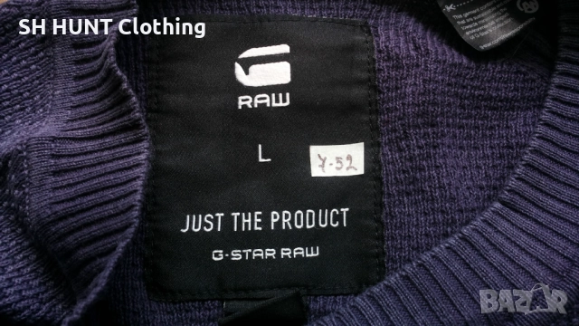 G-Star RAW Core Straight R Knit Размер L блуза с дълъг ръкав 7-52, снимка 10 - Пуловери - 52825650