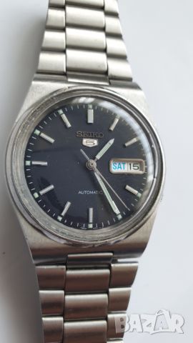 Мъжки часовник Seiko 5 Automatic, снимка 2 - Антикварни и старинни предмети - 45595199