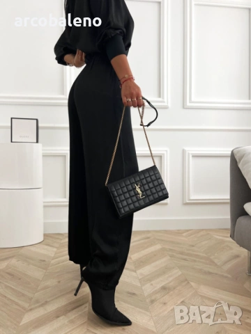 Дамски сатенени панталони, 5цвята , снимка 5 - Панталони - 53206533