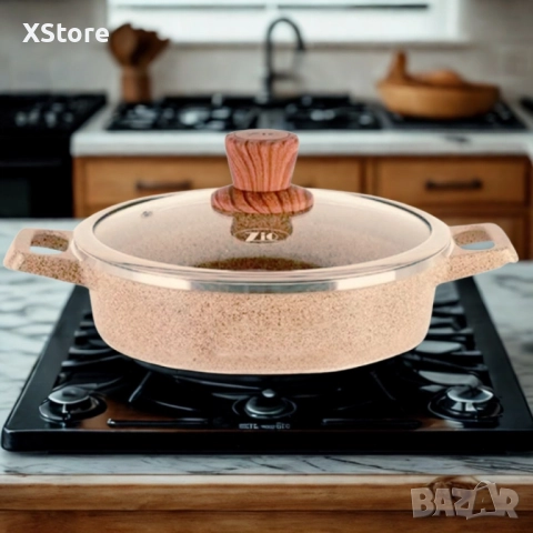 Комплект касерола с капак Lexical, снимка 5 - Съдове за готвене - 52507400