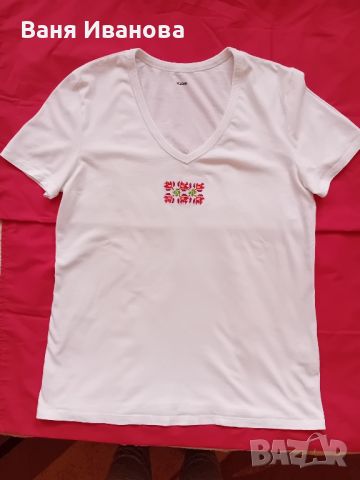 Тениска с българска шевица , снимка 1 - Тениски - 46011307