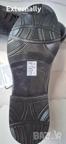 Мъжки обувки естествена кожа 44 номер, снимка 5 - Официални обувки - 53496500