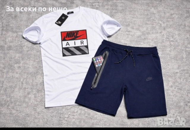 Nike Мъжки Летен Екип Тениска И Къси Панталонки👕🩳Мъжки Къс Комплект Найк Код Bal Style27, снимка 3 - Спортни дрехи, екипи - 53955378