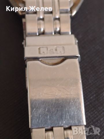 Метална верижка за часовник Q/Q много красив стилен дизайн 44841, снимка 3 - Каишки за часовници - 45381011