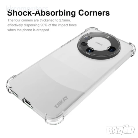 Huawei Mate 60 Pro / 60 Pro+ ENKAY Силиконов Калъф и Протектор, снимка 2 - Калъфи, кейсове - 50769431