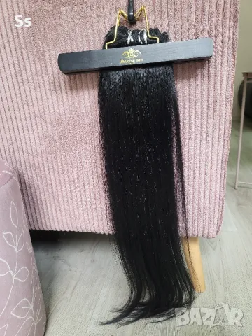 Нова черна коса от DIVERSO HAIR висок клас , снимка 3 - Аксесоари за коса - 48174765