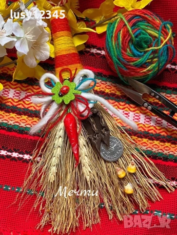 Весели първомартенски метлички за здраве и усмивки на всички! , снимка 4 - Декорация за дома - 53302493