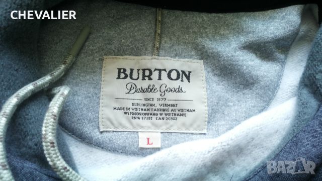 BURTON Sweatshirt Размер L - XL мъжки суичър 27-62, снимка 8 - Суичъри - 46517509