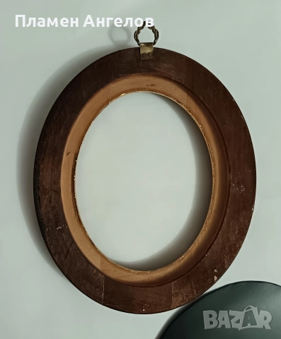 Стара антикварна дървена рамка , снимка 4 - Други ценни предмети - 52729856