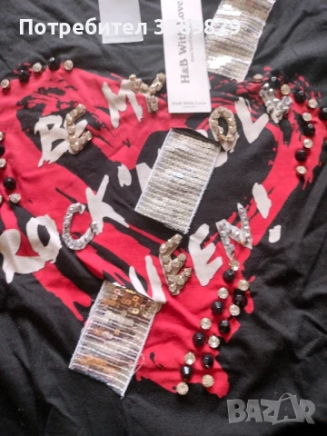 Нова тениска Л размер с етикет , снимка 2 - Тениски - 51167294