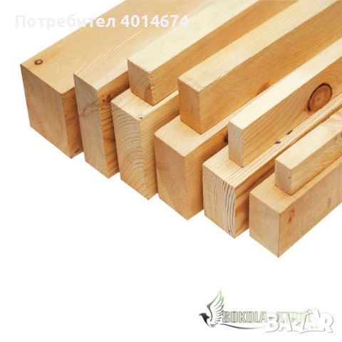 Дървен материал от производител-Греди 8х12 на 3м,4м,5м, снимка 1 - Строителни материали - 45684644