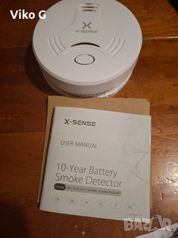 Фотоелектрически детектор за дим X-Sense SD11, 85 dB, 122x122x44mm, снимка 2 - Друга електроника - 52887024