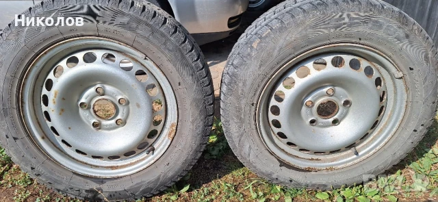джанти със зимни гуми 15 " , снимка 3 - Гуми и джанти - 51407156