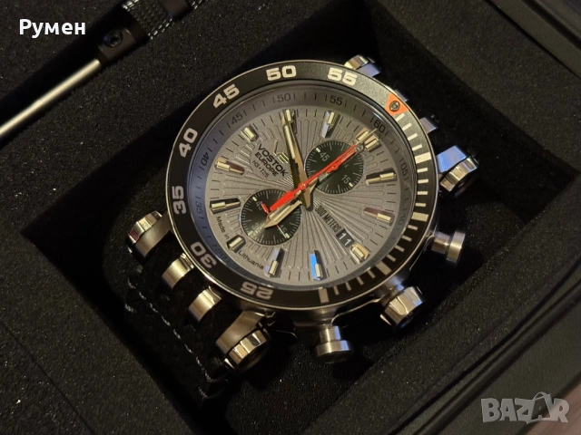 Vostok Energia VK61 - Кварцов мъжки часовник, снимка 3 - Мъжки - 53688024