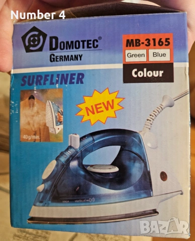 Немска ютия Domotec, снимка 8 - Ютии - 54098635