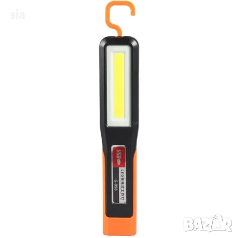 Фенерче за сервиз, Работна лампа, Акумулаторна, USB, 19,5см, снимка 2 - Аксесоари и консумативи - 49491276