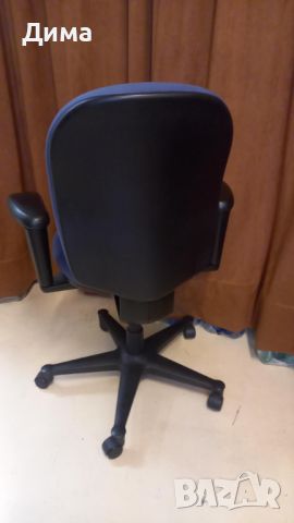 2 бр. офис столове - син цвят, снимка 4 - Столове - 46429641