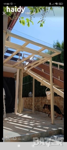 Навес , поликарбонат , сандвич панел , метални конструкции, снимка 14 - Ремонти на апартаменти - 54092415