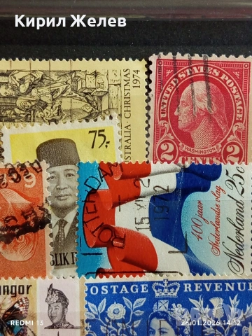 Стари пощенски марки от цял свят смесени АВСТРАЛИЯ, ЧЕХОСЛОВАКИЯ, БЕЛГИЯ за КОЛЕКЦИЯ 51597, снимка 6 - Филателия - 53231110