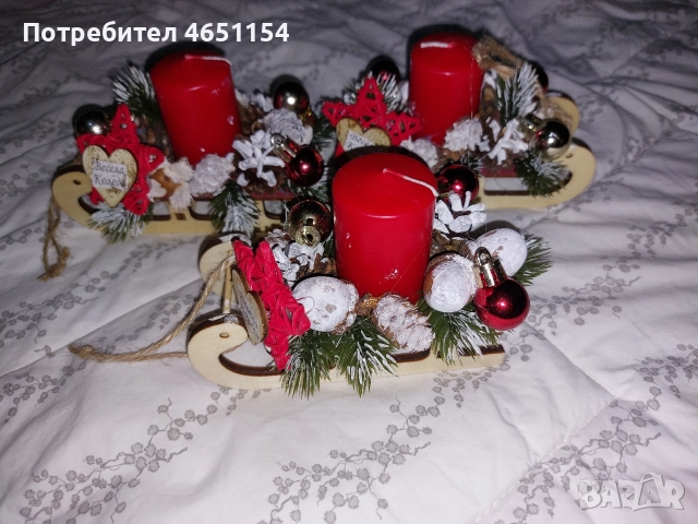 Коледни шейни , снимка 9 - Декорация за дома - 52577726