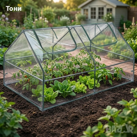 Компактна градинска оранжерия - стабилен микроклимат за вашите растения