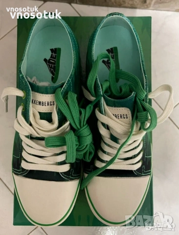 Мъжки кецове BIKKEMBERGS, Зелен -номер-41,43,44,45 и 46, снимка 6 - Кецове - 53946366