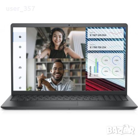 Лаптоп Dell Vostro 3520, Intel i3-1215U, 15.6″ FHD 120Hz, 8GB DDR4, 512GB PCIe NVMe SSD, KBD Backlit, снимка 4 - Лаптопи за работа - 46703674