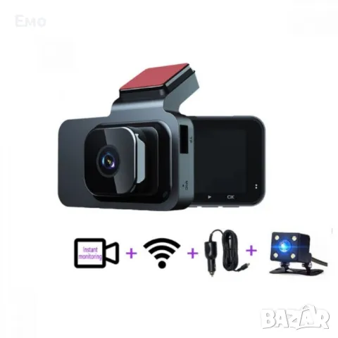 Видеорегистратор Cam Car DVR 1080P - Вашето надеждно око на пътя, снимка 7 - Аксесоари и консумативи - 47737252