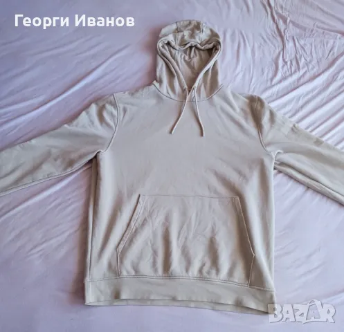 DRESSMANN L/XL BASIC HOODIE beige/melange суичър худи горница анорак, снимка 1 - Суичъри - 49219429