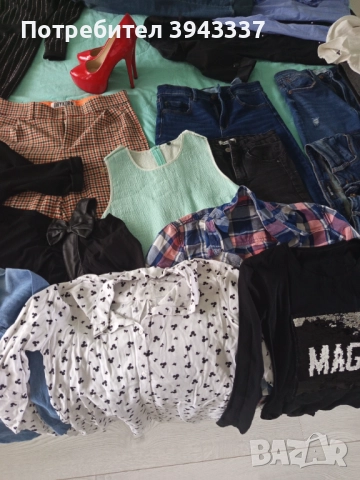 Дамски лот от дрехи, дънки, ризи,поли, снимка 4 - Други - 52025487