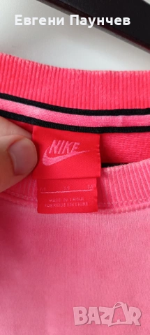 Дамска блуза Nike в размер М розов цвят , снимка 3 - Блузи с дълъг ръкав и пуловери - 53526929