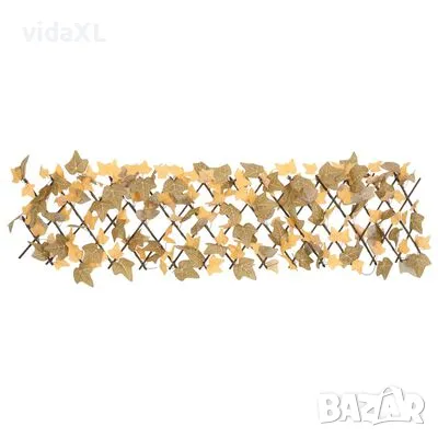 vidaXL Мрежа изкуствени листа клен разширяваща оранжев 180x30 см（SKU:366592）, снимка 3 - Други - 48479727