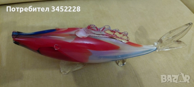 фигура стъклена риба за колекционери , снимка 6 - Антикварни и старинни предмети - 51861125