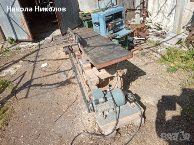 Абрихт чугунен  30см ширина на плота и щрайхмус, снимка 9 - Други машини и части - 49993398