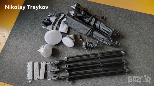 Професионален комплект осветление за фотостудио CineGEN, снимка 2 - Светкавици, студийно осветление - 52913488