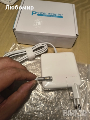 60W A1278 зарядно устройство, съвместимо с Mac Book Pro 13 15 17 инча, L-образен захранващ адаптер , снимка 4 - Части за лаптопи - 51509225